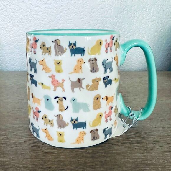 Ceramic Coffee Mug Miniature Dog Print - Picture 1 of 2